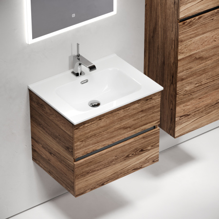 Тумба под раковину Sancos Urban UR60ECH 60х50 подвесная цвет коричневый